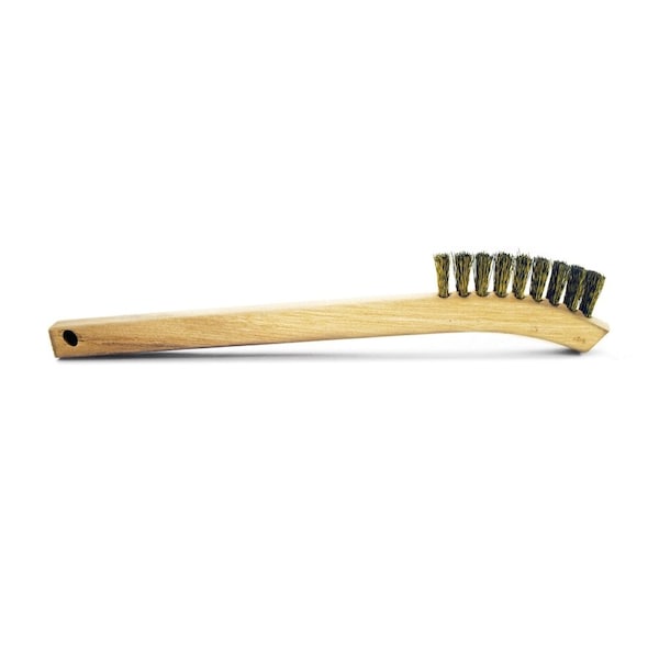 3/8" D 26" length Single Spiral Single-Stem Nylon Brushes w Ring